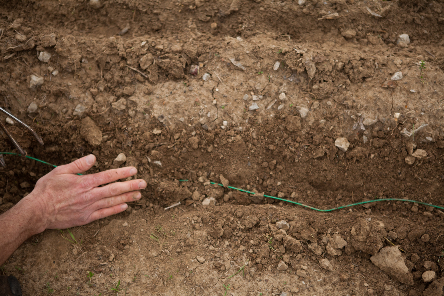 Electrode installation at the Sunflower+ project site