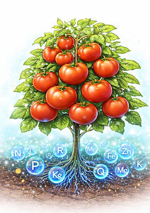 Improved Nutrient Density - Electroculture roots with nutrients