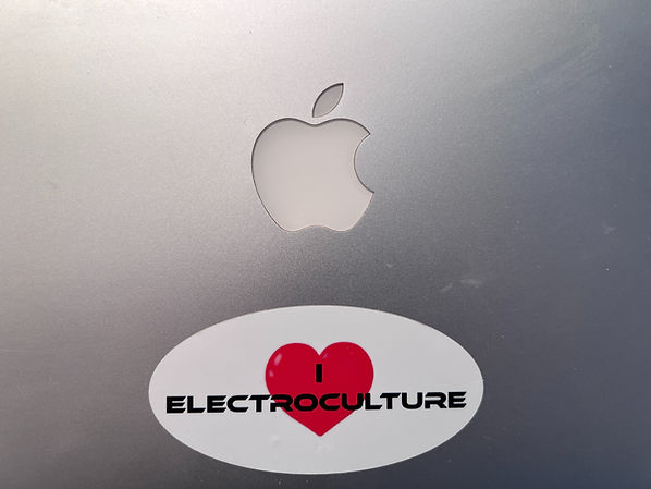 I Love Electroculture — Vinyl Stickers — view 4